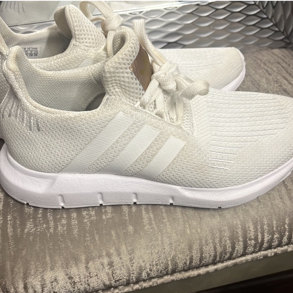 White Adidas Size 6